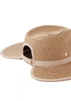 Straw Braid Panama Farmer Hat
