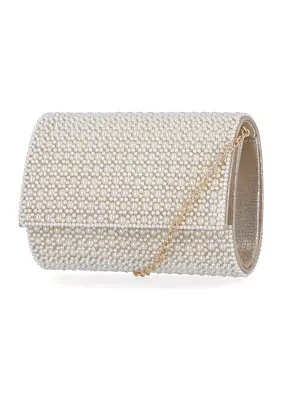 Alexis Microstone Flap Clutch