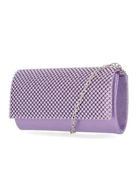 Luisa Ball Mesh Flap Clutch