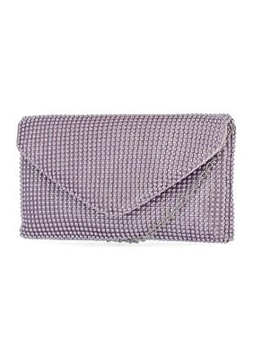 Irene - Ball Mesh Envelope Flap Clutch