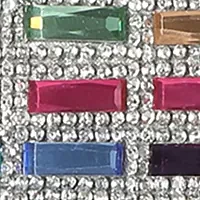 Jordana Large Gemstone Minaudière Clutch