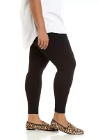 Women's Wide Waistband Blackout Cotton Leggings
