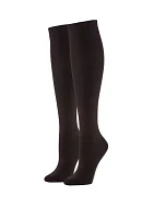Women's Flat Knit Knee Socks