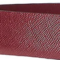 Charm Saffiano Leather Belt