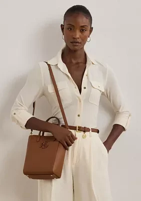Pebbled Leather Small Cameryn Tote Bag