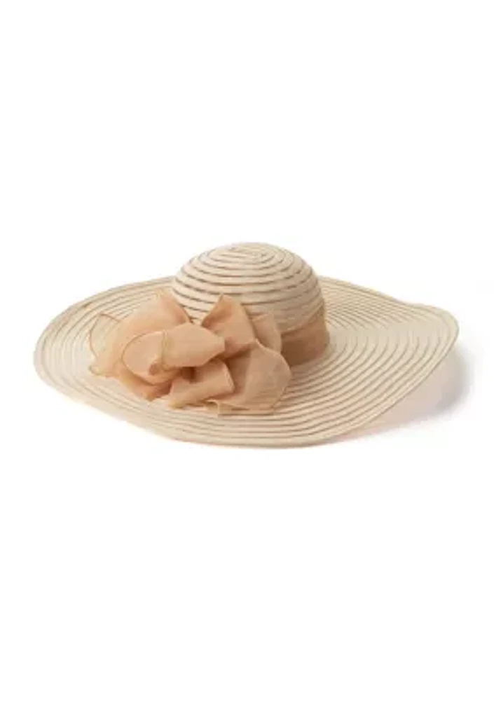 Braided Wide Brim Hat