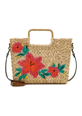 Mykonos Basket Top Handle Crossbody Bag