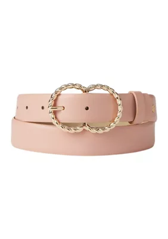 Twisted Buckle Pant Belt