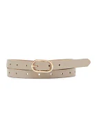 3 for 1 Crocodile and Embossed Belt Set