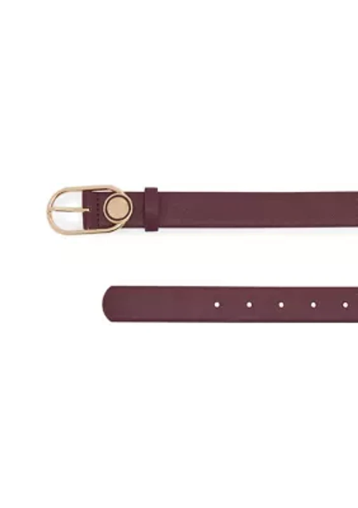 Enamel Lion Head Pant Belt