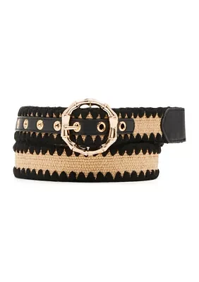 Metal Bamboo Buckle Belt