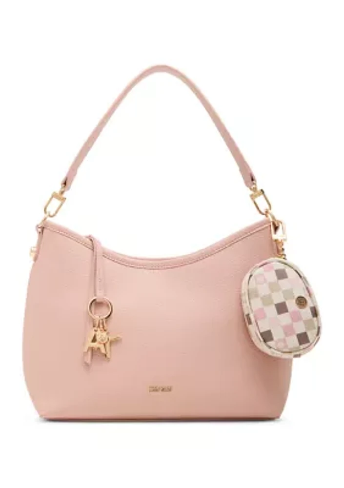 Small Hobo Bag with Detachable Strap
