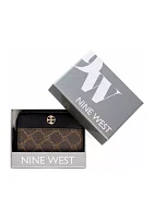 Reflective 9S Small Zip Around Wallet