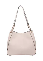 Pebble Triple Compartment Shoulder Bag