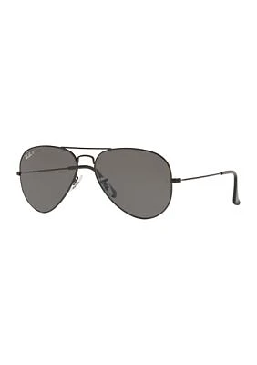 RB3025 Aviator Large Metal Polarized Sunglasses