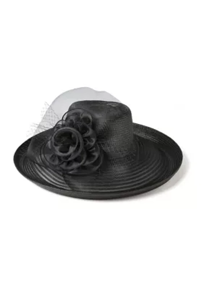 Sheer Brim Large Romantic Profile Hat