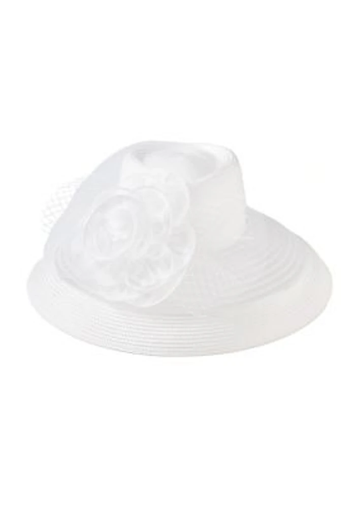 Sheer Brim Large Romantic Profile Hat