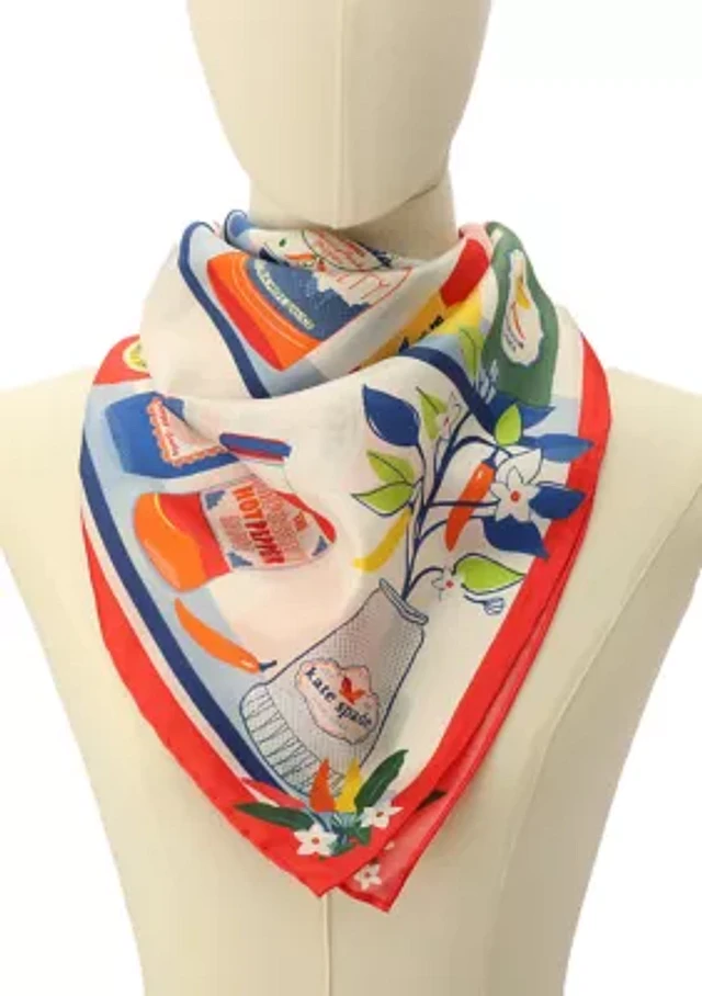 Silk Scarves Kate Spade Hair Scarf Spade New Kate Spade Floral