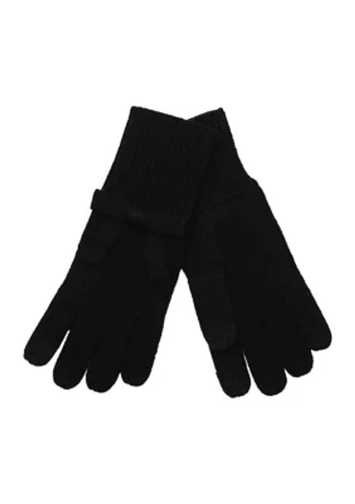 Solid Bow Gloves
