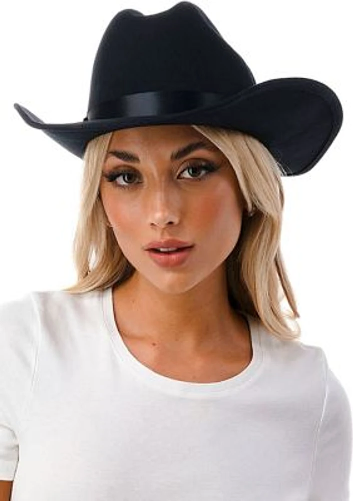 Cowboy Hat with Satin Trim