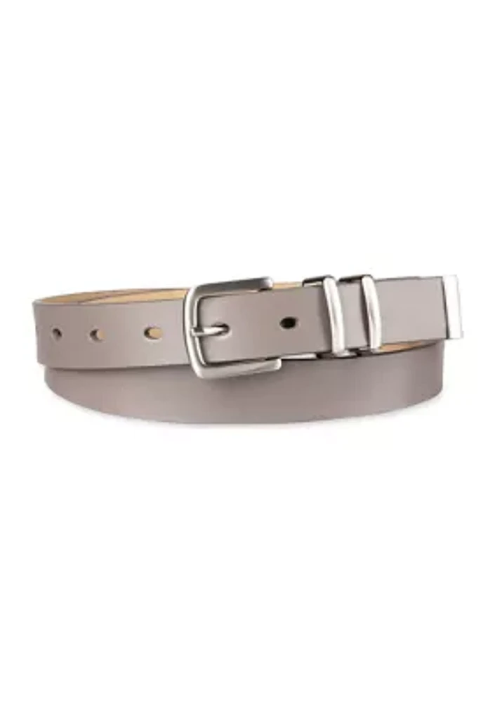 Modern Metal Double Loop Slim Fashion Belt