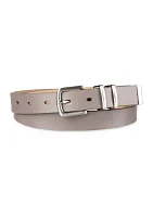 Modern Metal Double Loop Slim Fashion Belt