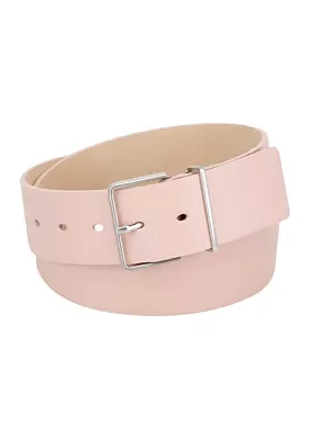 Casual Square Harness Buckle Leather Belt