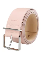 Casual Square Harness Buckle Leather Belt