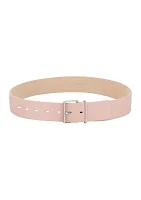 Casual Square Harness Buckle Leather Belt