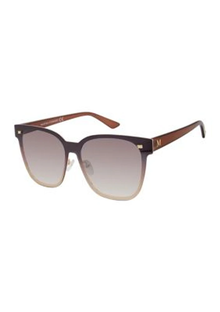 Cat Eye Flush Lens Sunglasses