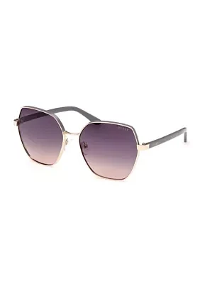 Metal Geometric Sunglasses