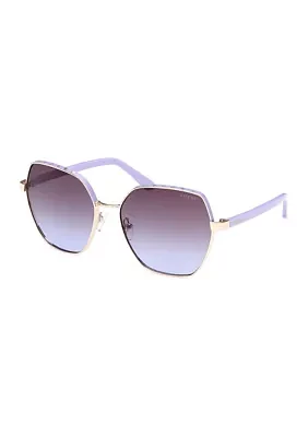Metal Geometric Sunglasses