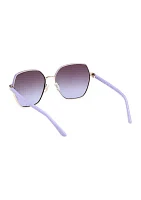 Metal Geometric Sunglasses