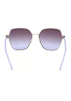 Metal Geometric Sunglasses