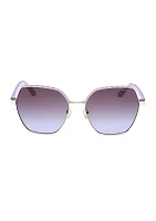 Metal Geometric Sunglasses