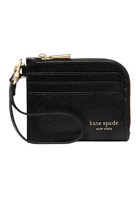 Devin Saffiano Leather Coin Card Case