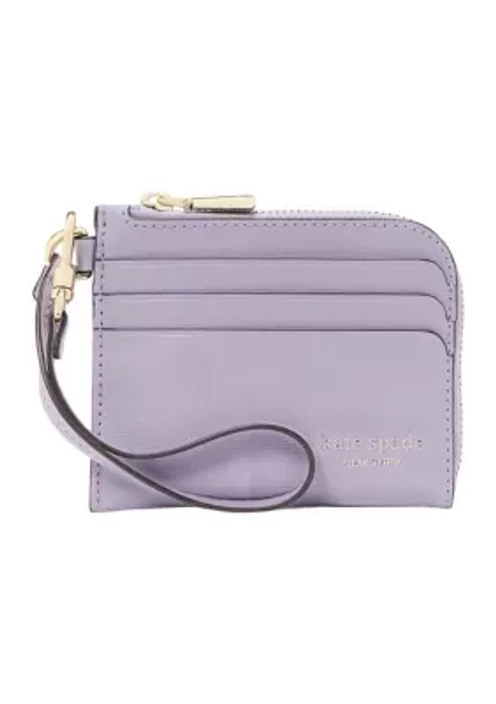 Devin Saffiano Leather Coin Card Case