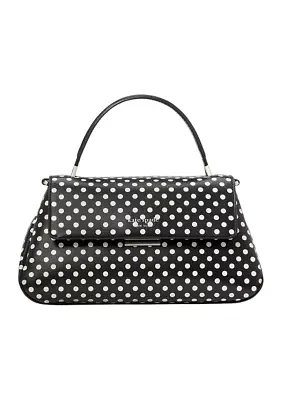 Grace Small Top Handle Polka Dot Crossbody Bag