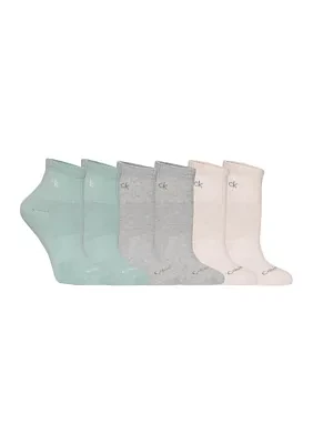 Cushion High Top Quarter Socks - 3 Pack