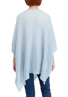 Women's Basketweave Knit Ruana