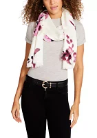 Painterly Floral Scarf