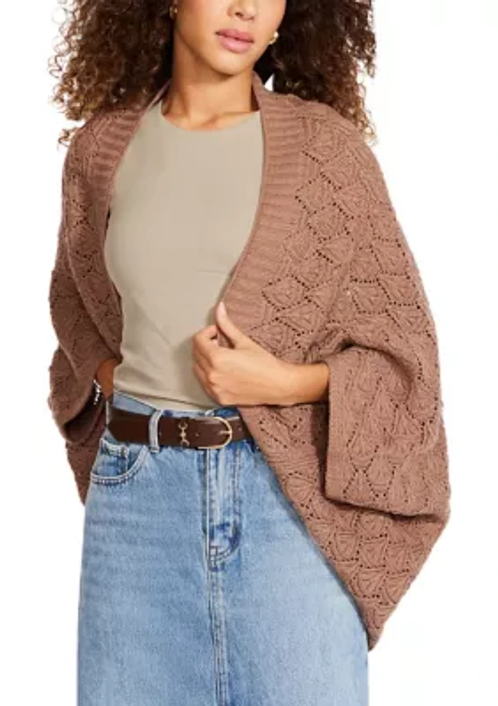 Women's Pretty Pointelle Shrug
