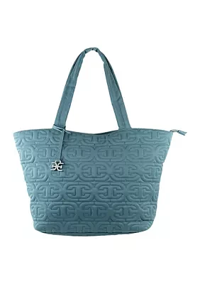 Ethyl Top Zip Tote