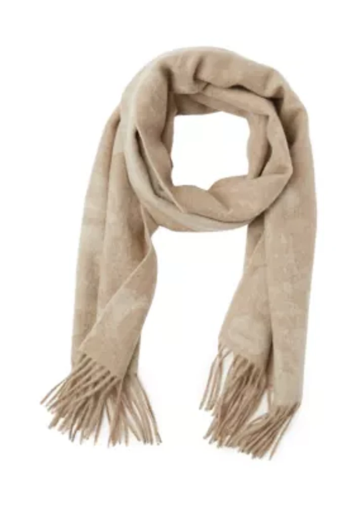 Cashmere Floral Pattern Scarf