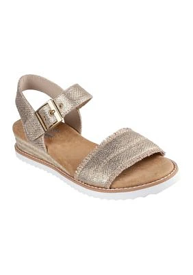 Desert Kiss Sandals - Gold Crush