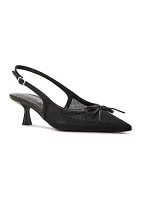 Vogue Pointed Toe Sling Back Heels
