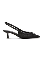 Vogue Pointed Toe Sling Back Heels