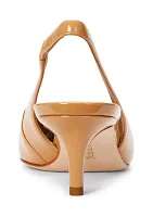 Lolah II Patent Leather Slingback Pumps