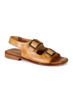 Lay Over Buckle Strap Sandals