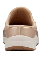 Traveltime Round Toe Casual Slip-on Mules